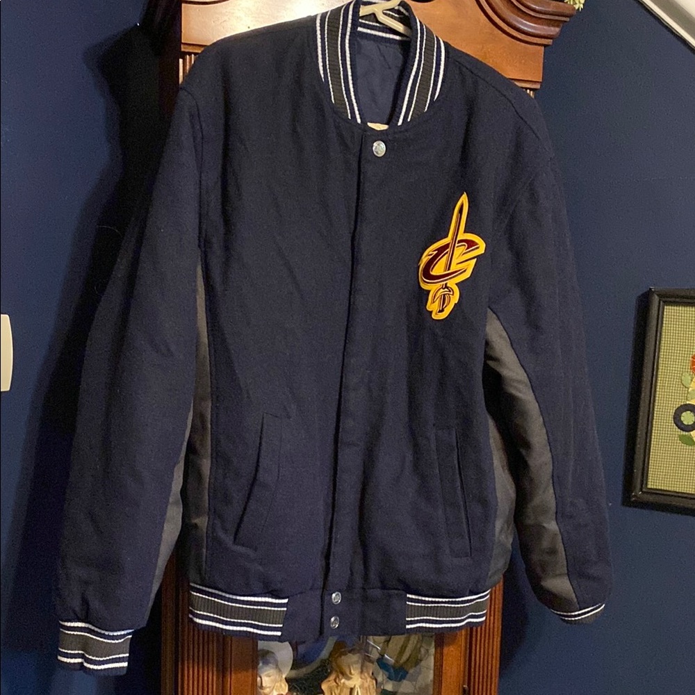 Navy Blue Varsity Jacket